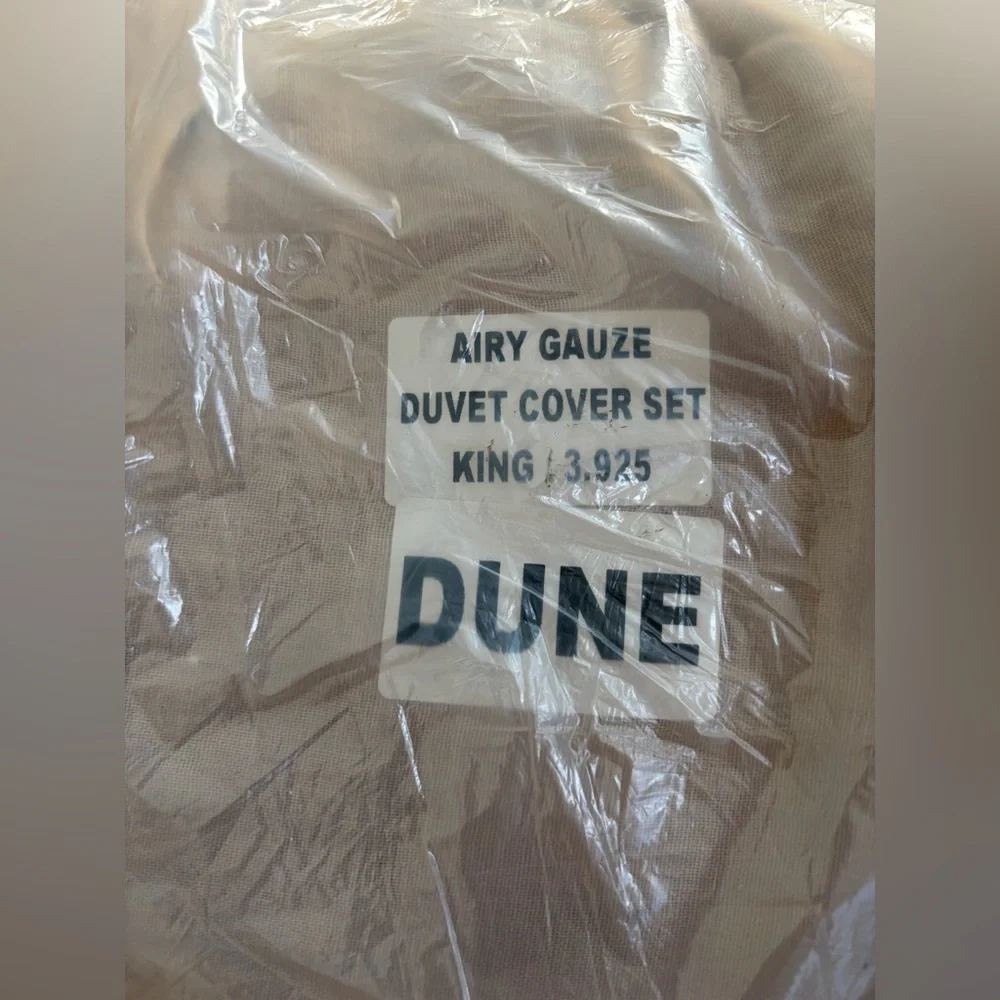 Quince Organic Airy Gauze Duvet Cover Set